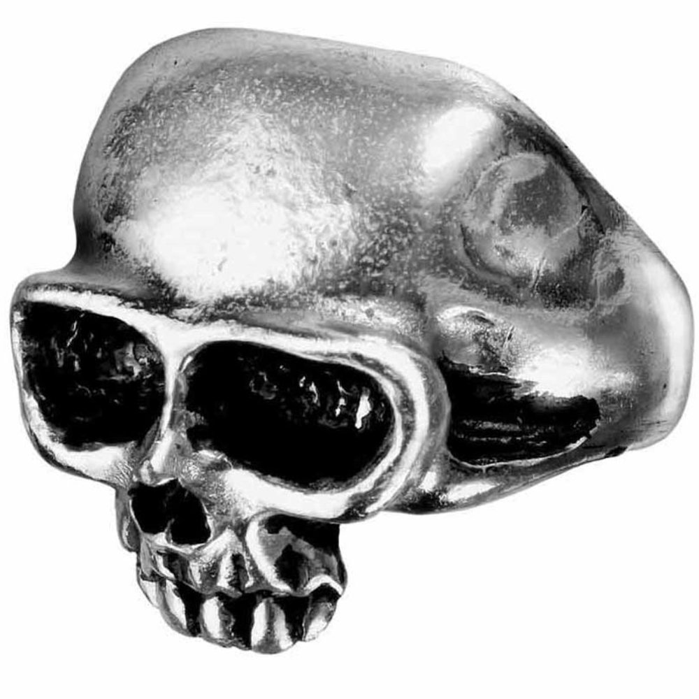 Alchemy Gothic Pewter Death Skull Ring Sizes 7-12 NWT